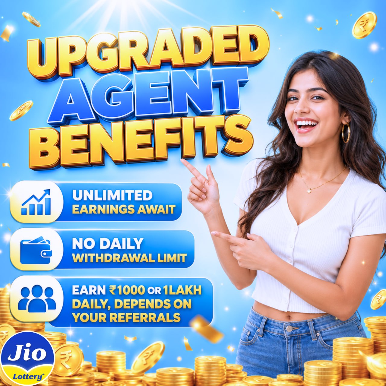 Jio Lottery Upgrade Agent Benefits
